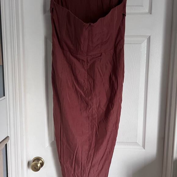 Revolve Bardot Jamila Corset Dress In Latte Size 10 - Picture 5 of 8